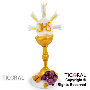ADORNO CALIZ GRANDE PORCELANA A. PORCELANA FRIA x 1